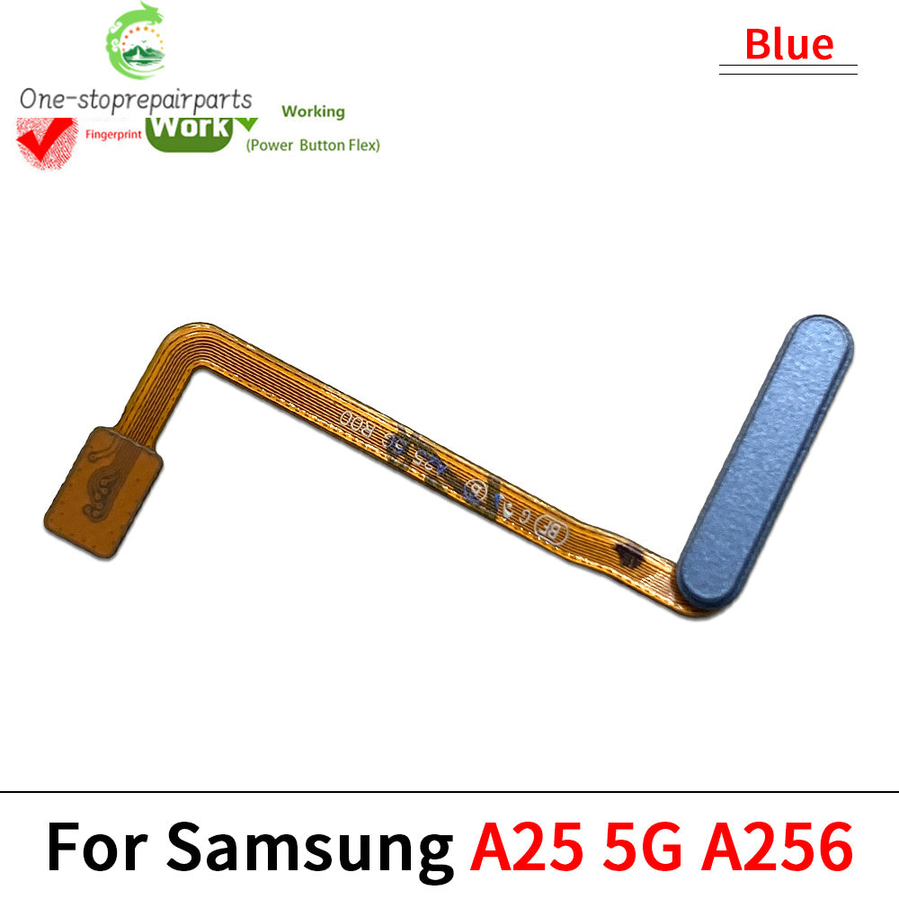 New For Samsung A05s A15 A25 4G 5G Home Button FingerPrint Touch ID Sensor Flex Cable Replacement Parts Samsung phone repair parts