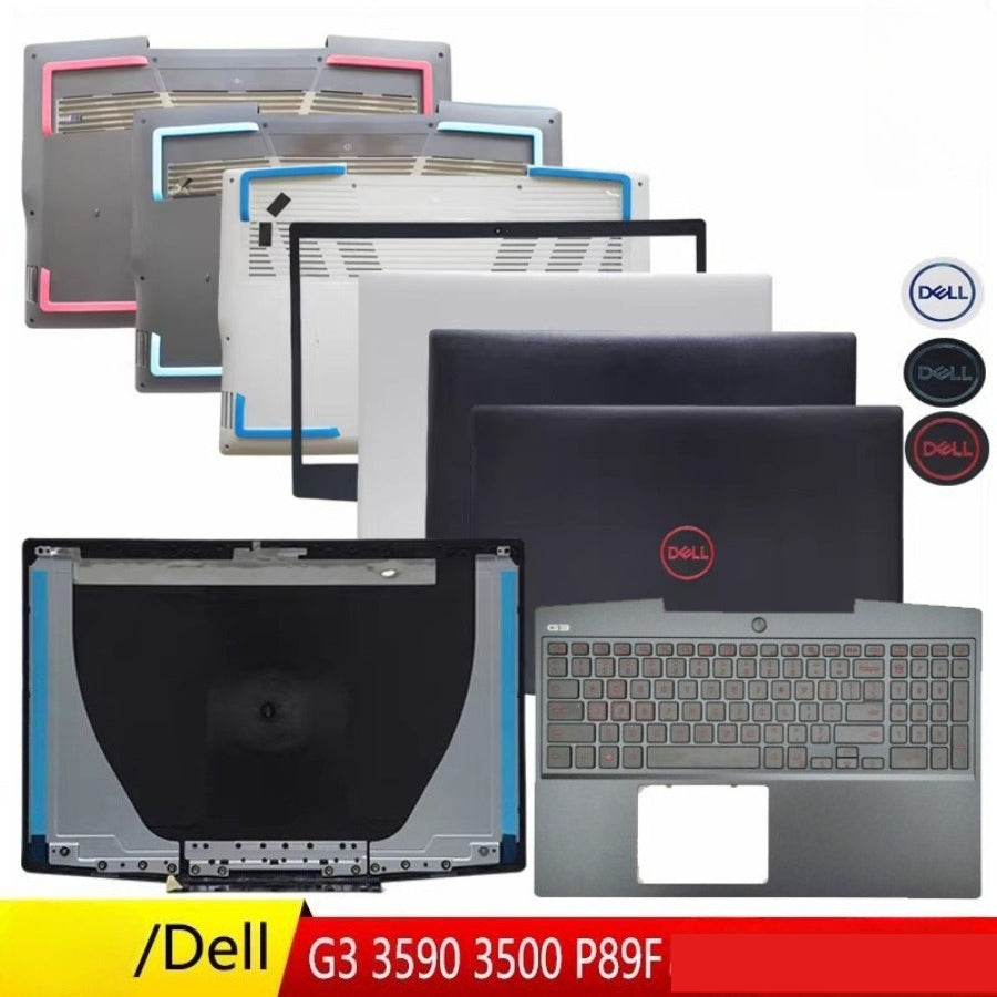 Cover case FOR DELL G3 3590 3500 P89F lcd houisng rear top cover bezel frame palmrest topcase bottom hinge cover camera CN-0M1RXT 0M1RXT lcd edp screen cable 025H3D 0936X2 0JDJ51 Dell laptop repair parts