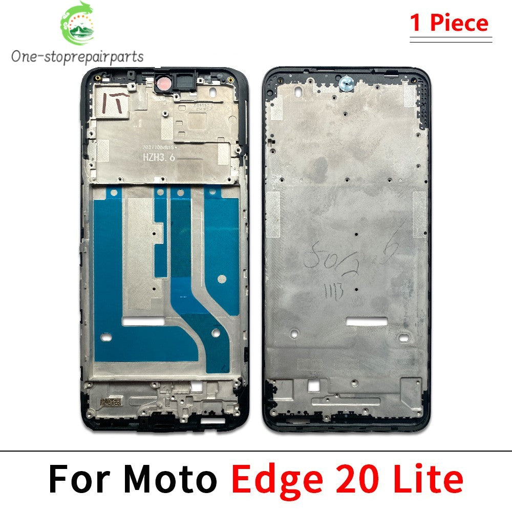 10Pcs, Housing Middle Frame Bezel Middle Frame For Motorola Moto Edge 20 30 Lite Pro / Edge 40 Neo Replacement Parts Motorola phone repair parts