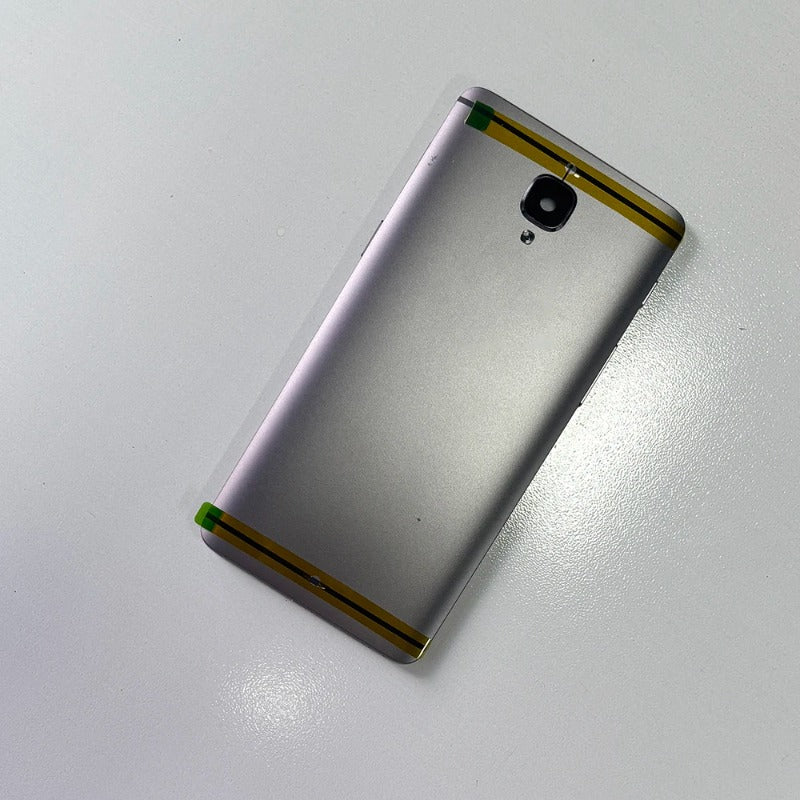 Original Back Battery Cover Rear Door Housing Case For Oneplus 3 Oneplus 3T With Camera Lens + Power Volume Buttons Replacement OnePlus phone repair parts