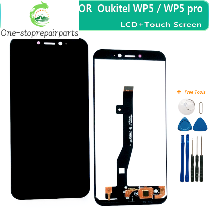 100% Original Oukitel WP5 LCD Display and Touch Screen Digitizer Assembly Replacement +Tools 5.5 inch For WP5 Pro NEW Phone LCD Other Brand Phone repair parts