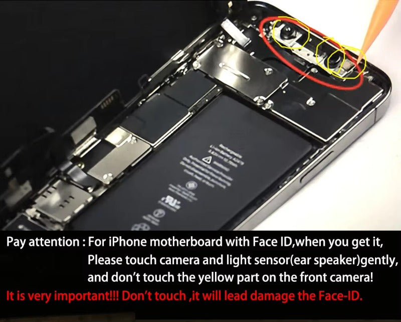 For iPhone XR 64g/128g With Face ID Unlocked Motherboard Cleaned iCloud Fully Tested Normal Working Mainboard Support Update iPhone phone repair parts