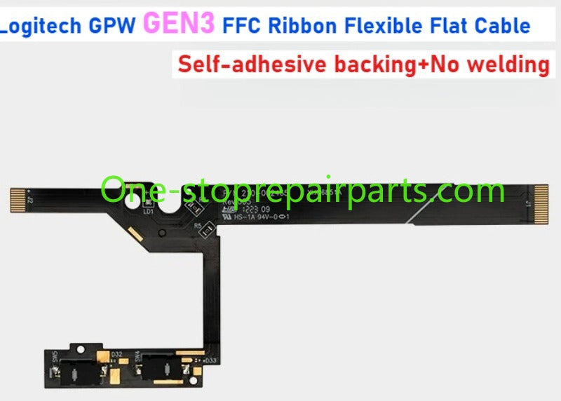 Wireless Mouse Side Button Ribbon FFC Side Key Flexible Flat Cable For Logitech GPW Logitech G Pro X Superlight 2 GPW 3.0 GPX GEN1 GEN2 GEN3 210-002242 Rev:006 210-002242 Rev:006 N210-001849 Rev.007 M-R0070 button cable connectors Laptop accessories