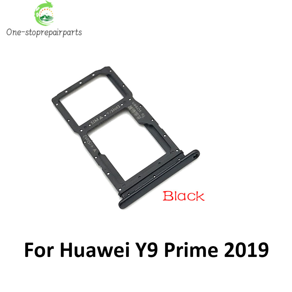 SIM Card For Huawei Y9 Prime 2019 SIM Card Slot SD Card Tray Holder Adapter Parts Huawei phone repair parts