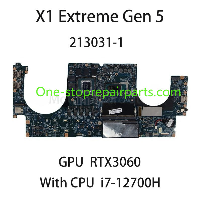 Laptop Motherboard For Lenovo ThinkPad X1 Extreme Gen 5 213031-1 With CPU i7-12800H GPU RTX3060 5B21J30605 Lenovo laptop repair parts
