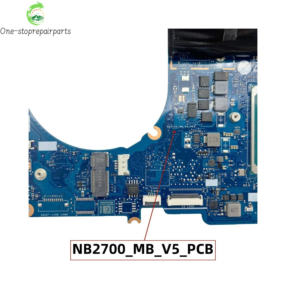 NB2700_MB_V5_PCB For Acer TravrlMate P414-51 TMP414-51 TMP414RN-51 Laptop Motherboard With Core i5-1135G7 CPU UMA NB.VP411.001 Acer laptop repair parts