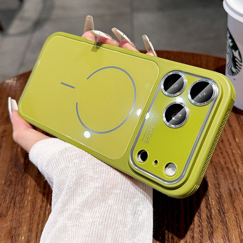 Ice heat dissipation Magnetic suction For iPhone 18promax mobile phone case New iPhone17 with lens film All-inclusive protection 16Pro Side heat dissipation and breathability 15 men's and women's cases Phone Accessories