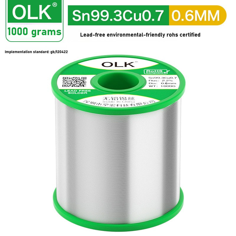 High purity solder wire 63 low temperature with flux rosin core welding household electric soldering iron lead-free solder wire Repair tools