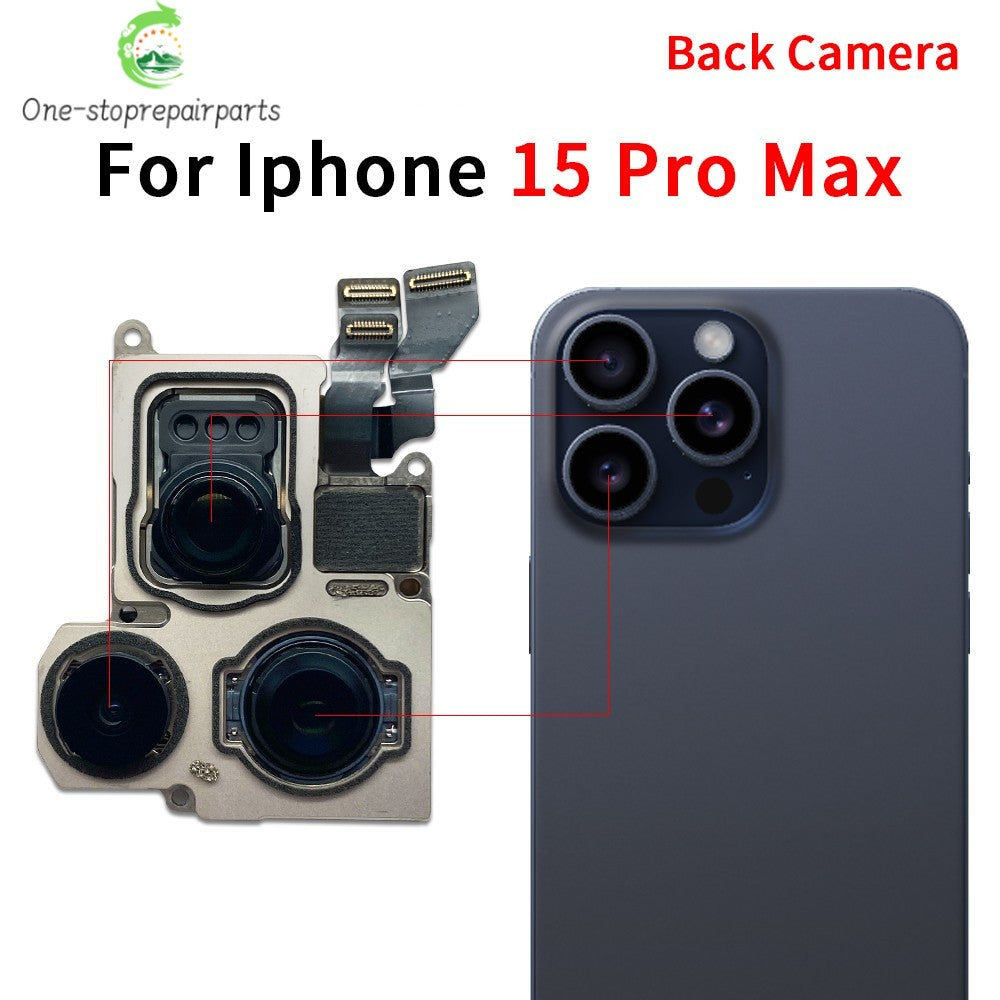 New For iPhone 11 12 13 14 15 Pro 11Pro 12Pro 13Pro 14Pro 15Pro Max Mini Plus Rear Big Back Camera Flex Cable Main Camera Module iPhone phone repair parts