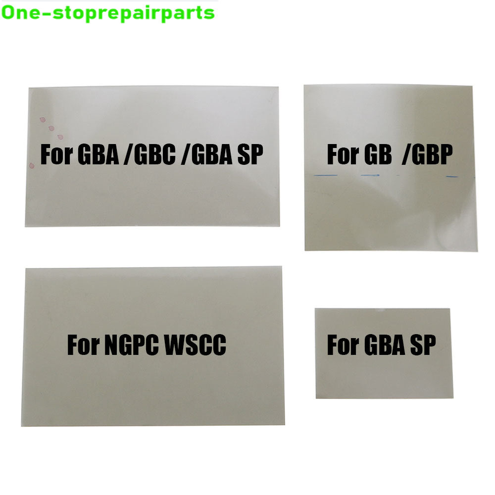 2PCS For Gamboy GB DMG GBP Polarizing Sheet For GBA GBC GBASP GBA SP NGP WSC Polarized Polarizer Filter Film Game console repair parts