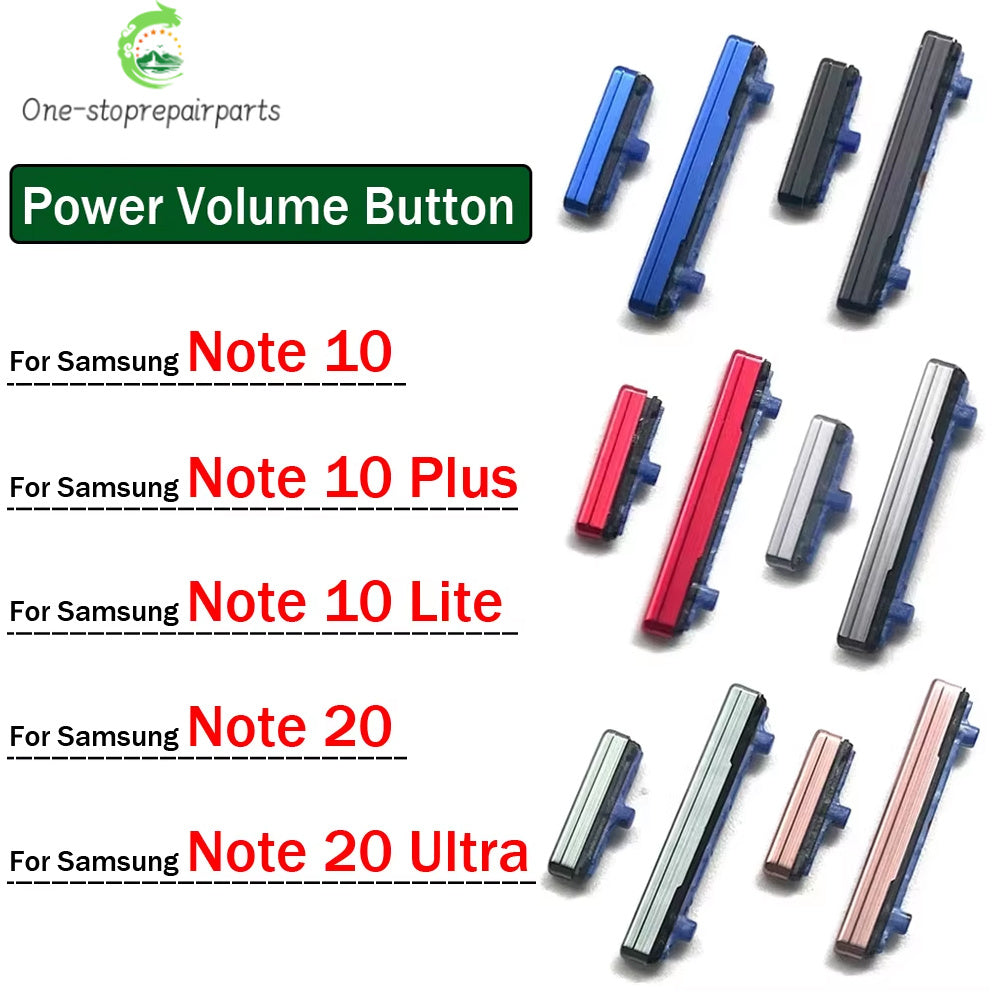 New Power Switch On Off Button Volume Key Button Flex Cable For Samsung Note 10 Plus Lite / Note 20 / Note 20 Ultra Samsung phone repair parts