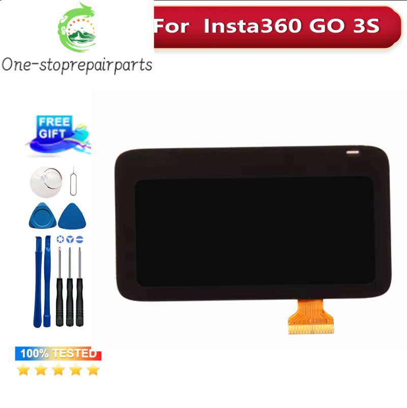 2.2" LCD Screen Display For Insta360 GO 3S, Camera Repair LCD Display Touch Screen Replacement Spare Part Digital camera repair parts