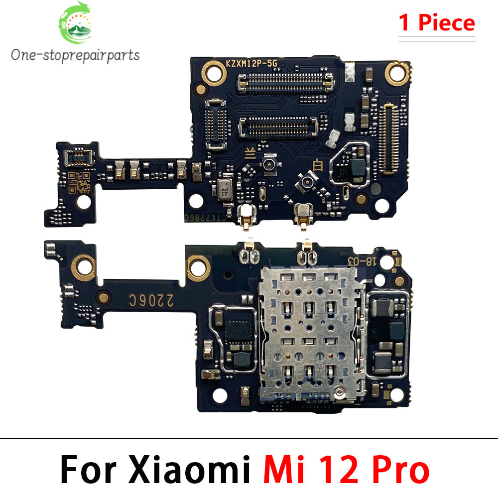 New For Xiaomi Mi 11 12 Lite Pro Poco F3 F4 5G SIM Card Holder Tray Slot Reader Socket Flex Cable  Xiaomi  Xiao mi phone repair parts