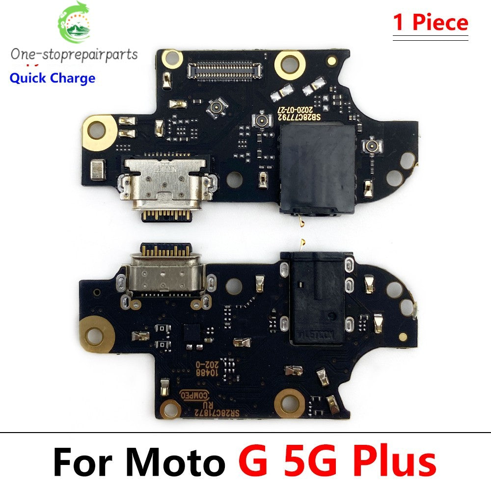 10Pcs, USB Charging Connector Board Port Dock Flex Cable For Moto G Stylus Power Play Pure G 5G Plus 2020 2021 2022 2023 2024 Motorola phone repair parts