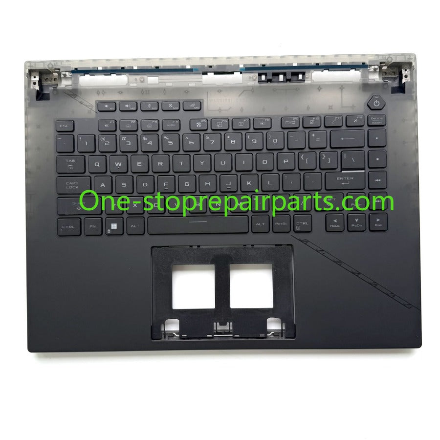 Upper top case keyboard assembly for ASUS ROG Strix Scar 16 ROG G634 Strix Scar 17 SE Strix 7 8 G16 G614JV-AS73 SCAR 16 G614J G614P G634J 2023 2024 year Palmrest keyboard assembly ASUS laptop repair parts