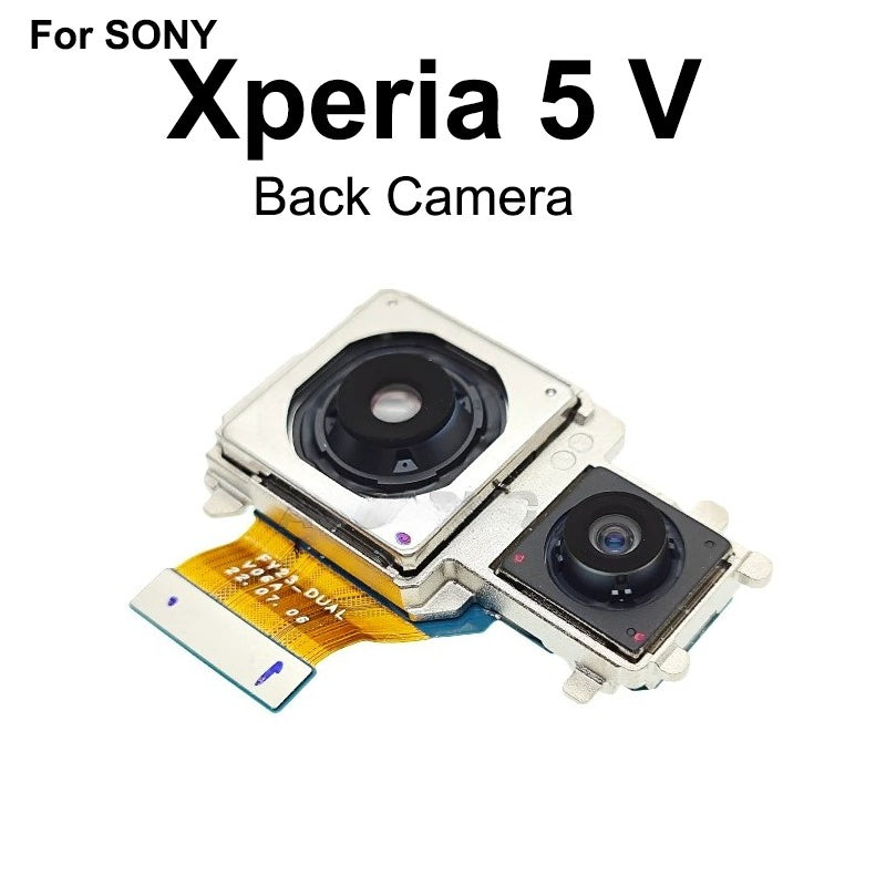 Aocarmo For Sony Xperia 5 V XQ-DE54 XQ-DE72 X5V Back Main Ultra-Wide Camera Module Flex Cable Repair Part Sony phone repair parts