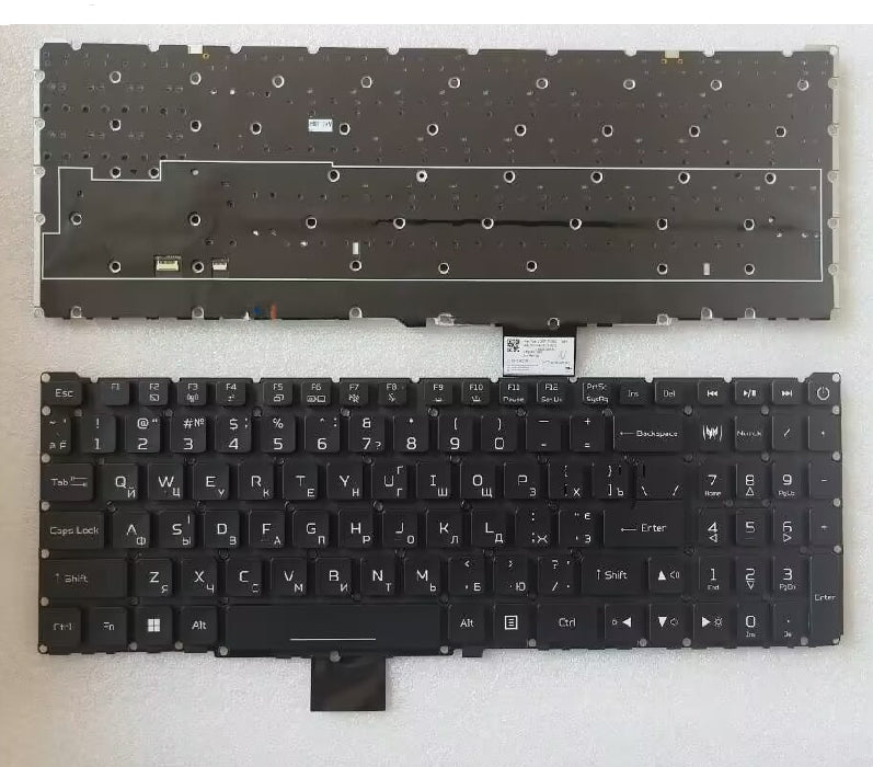 Acer Predator Helios 16 PH 16 - 71/72-94 UE 97YG N23Q1 Keyboard