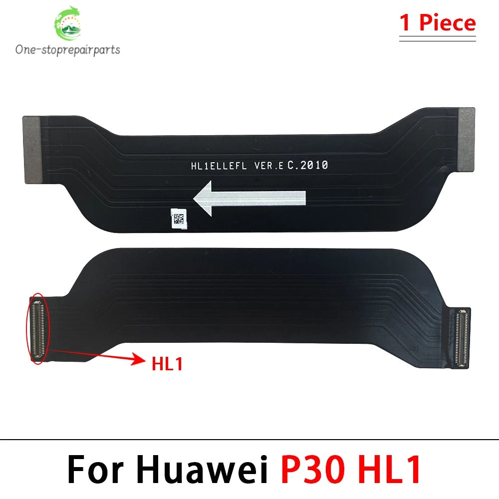 10Pcs, For Huawei P10 P20 P30 P40 P50 Lite Pro E P Smart 2018 2019 2020 Main Motherboard Flex Cable Replacement parts Huawei phone repair parts