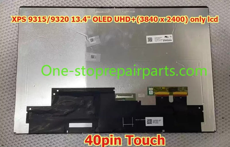 Lcd screen for DELL XPS13 9315 9320 2k FHD UHD 4K LQ134N1JW01 LQ134N1JY01/R1JY01 NVK9M ATNA34XK04-0 ATNA34XK01-0 0J87XJ 0W1CGX 0VNRJ0 0D6X6W display assembly touch non-touch