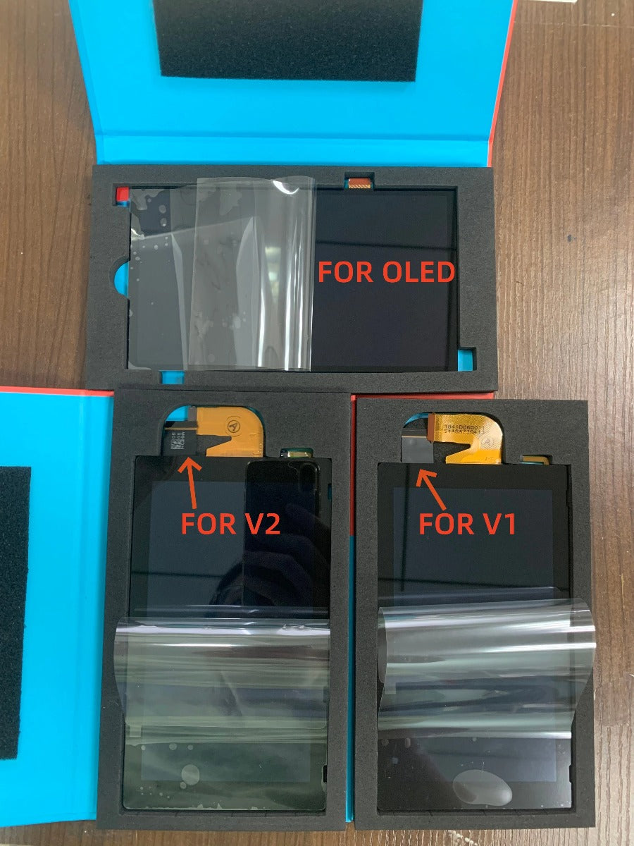 Original Replacement LCD for Switch NS Console for OLED LCDfor NS Witch V1 V2 LCD Screen Display Digitizer with Touch Assembled Game console repair parts