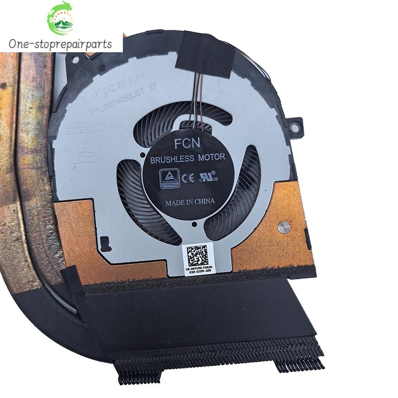 NEW Original LAPTOP CPU GPU Cooling Fan With Heatsink For DELL Latitude 5501 Precision 15 3541 05R2HY Dell laptop repair parts