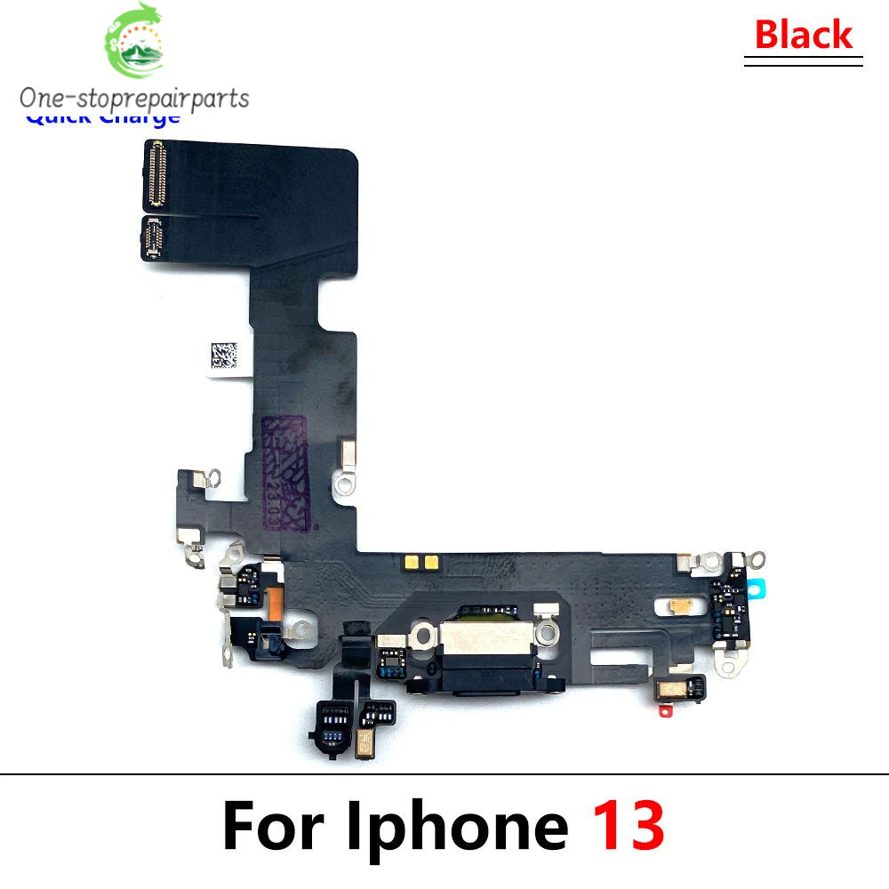 New For iPhone 13 Pro 13Pro Max Mini USB Port Charger Dock Plug Connector Charging Board FLex Cable Mic Microphone Board iPhone phone repair parts