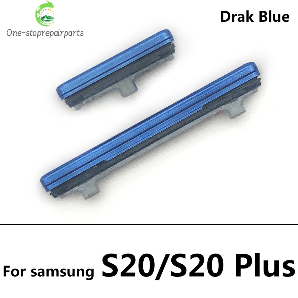 10Pcs/Lot, New Power Button + Volume Side Button For Samsung S20 / S20 Plus / S20 Ultra / S20 Fe Samsung phone repair parts