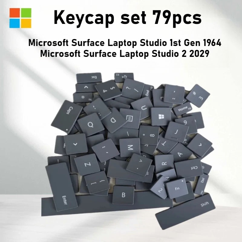 US Keyboard keycap set replacement for Microsoft Surface Laptop Studio 1st Gen 1964 Surface Laptop Studio 2 2029 keycaps repair Microsoft laptop repair parts