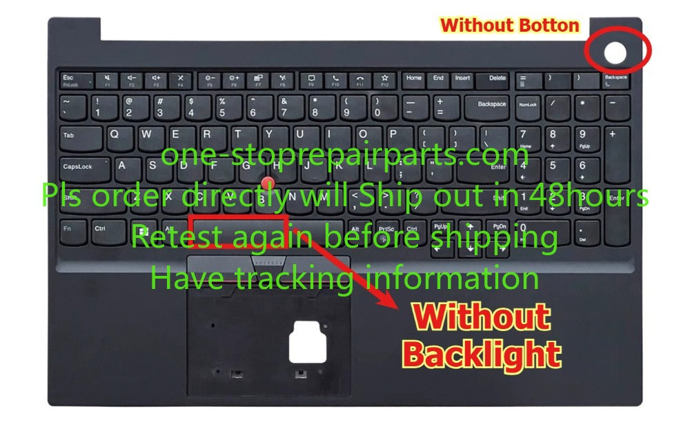 Upper case for Thinkpad E15 Gen2 3 4 topcase palmrest C-Cover  keyboard 5M10W64513 5M10W64618 5M11A35927 5M11A35651 backlight