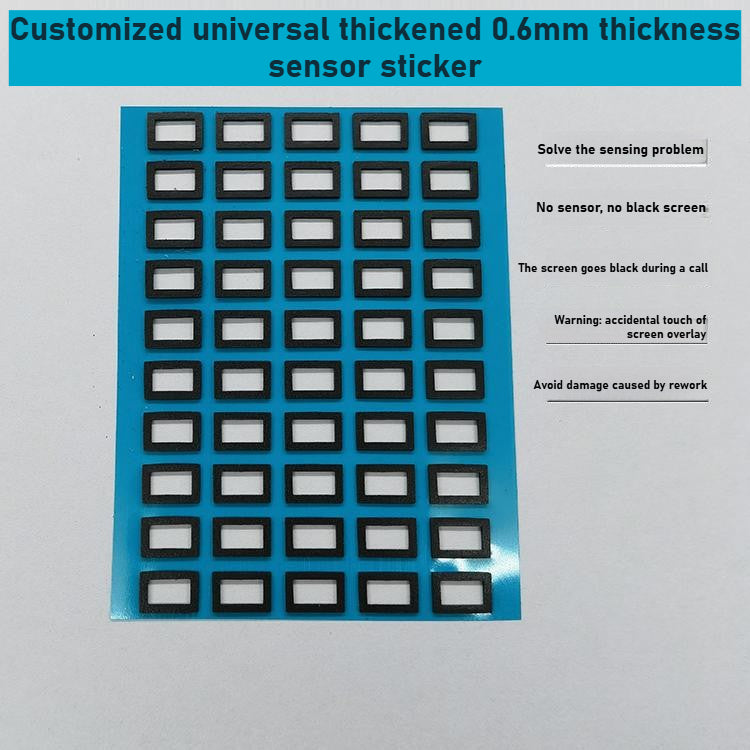 Thickened universal customized induction sticker to solve the problem of induction blocking the call because the installation is not installed properly Phone Repair tools