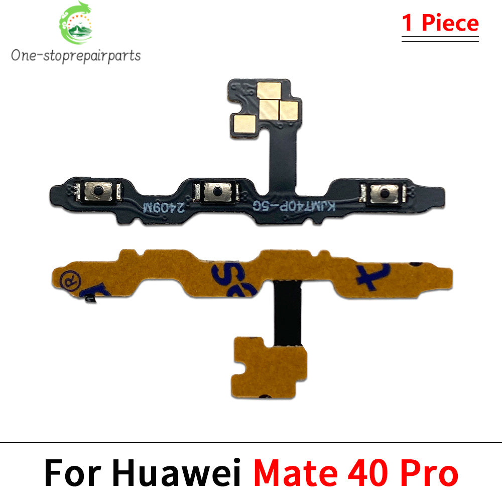 Power Switch On Off Button Volume control Key Button Flex Cable For Huawei Mate 20 30 40 50 60 Pro 50E Huawei phone repair parts