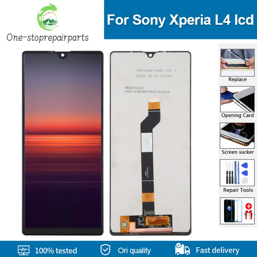 6.2'' Original lcd For Sony Xperia L4 Display With frame Touch Screen Digitizer For Sony L4 Replacement Parts  XQ-AD52 XQ-AD51 Sony phone repair parts