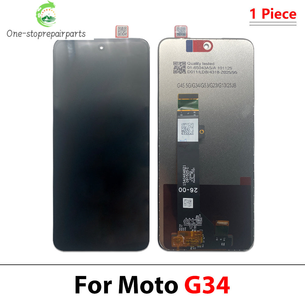 LCD Display Touch Screen Digitizer Assembly For Motorola Moto G04 G04s G05 G13 G14 G15 G23 G73 G24 G34 G35 G55 G75 G85 G86 G96 Motorola phone repair parts