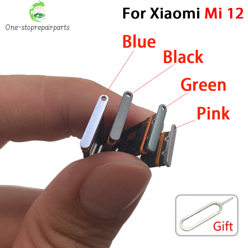 New For Xiaomi Mi 12 12T Pro 12 Lite 12s SIM Card Slot SD Card Tray Holder Adapter Replacement Parts  Xiaomi  Xiao mi phone repair parts