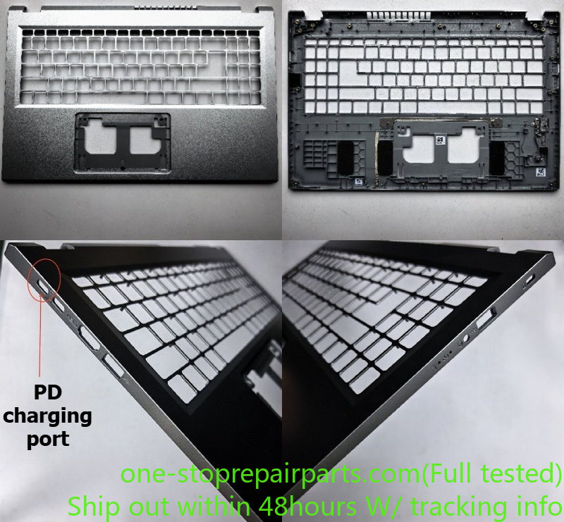 Cover case for Acer A515-58M N23C3 A315-24P N23Q11 housing bezel frame upper top palmrest keyboard bottom hinge cover
