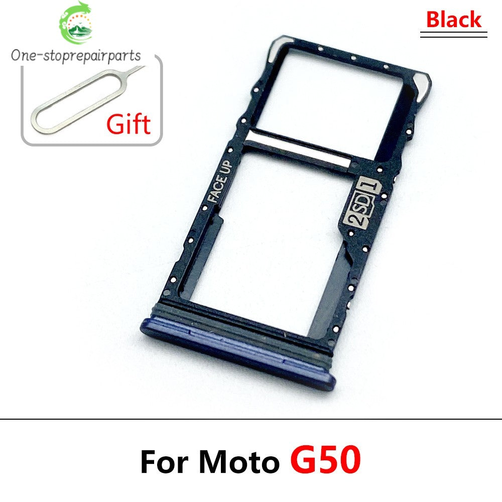 10Pcs/Lot, New For Motorola Moto G10 G20 G30 G50 G60 G60s G100 5G SIM Card Tray Slot Holder Adapter Accessories Motorola phone repair parts