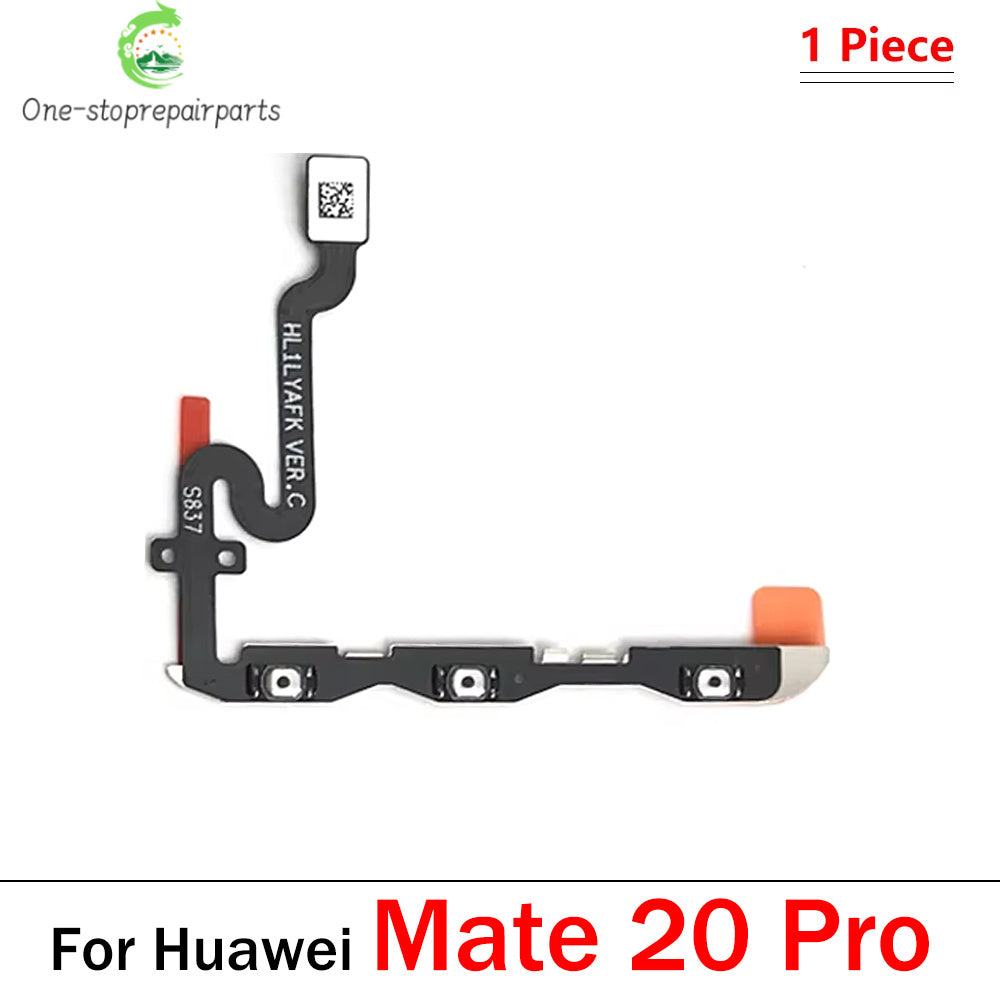 Power Switch On Off Button Volume control Key Button Flex Cable For Huawei Mate 20 30 40 50 60 Pro 50E Huawei phone repair parts