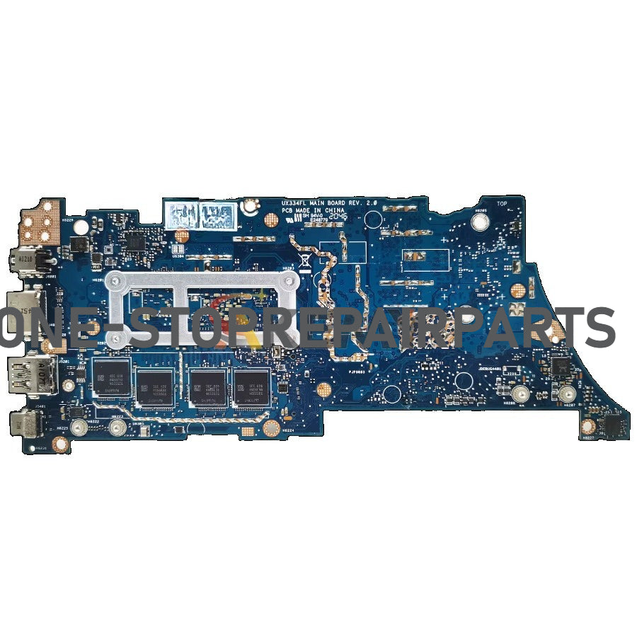 UX334FA Laptop Motherboard For ASUS ZenBook UX334FL U3600F U4600F UX463FL UX334F UX334FA Mainboard With 10th Gen I3 I5 I7 Fast ASUS laptop repair parts