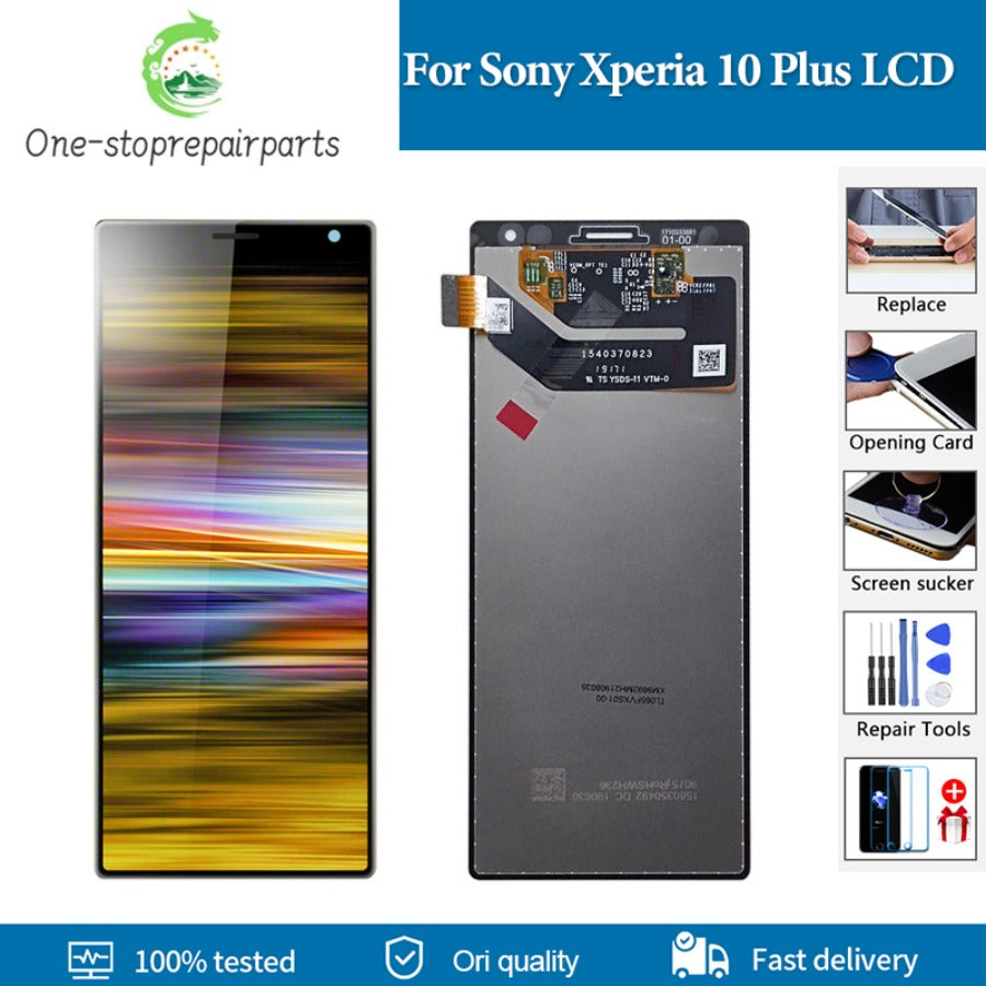 6.5"  For Sony Xperia 10 Plus LCD screen assembly touch For Sony Xperia 10 Plus I3213 I4213 I4293 I3223 LCD Display Sony phone repair parts