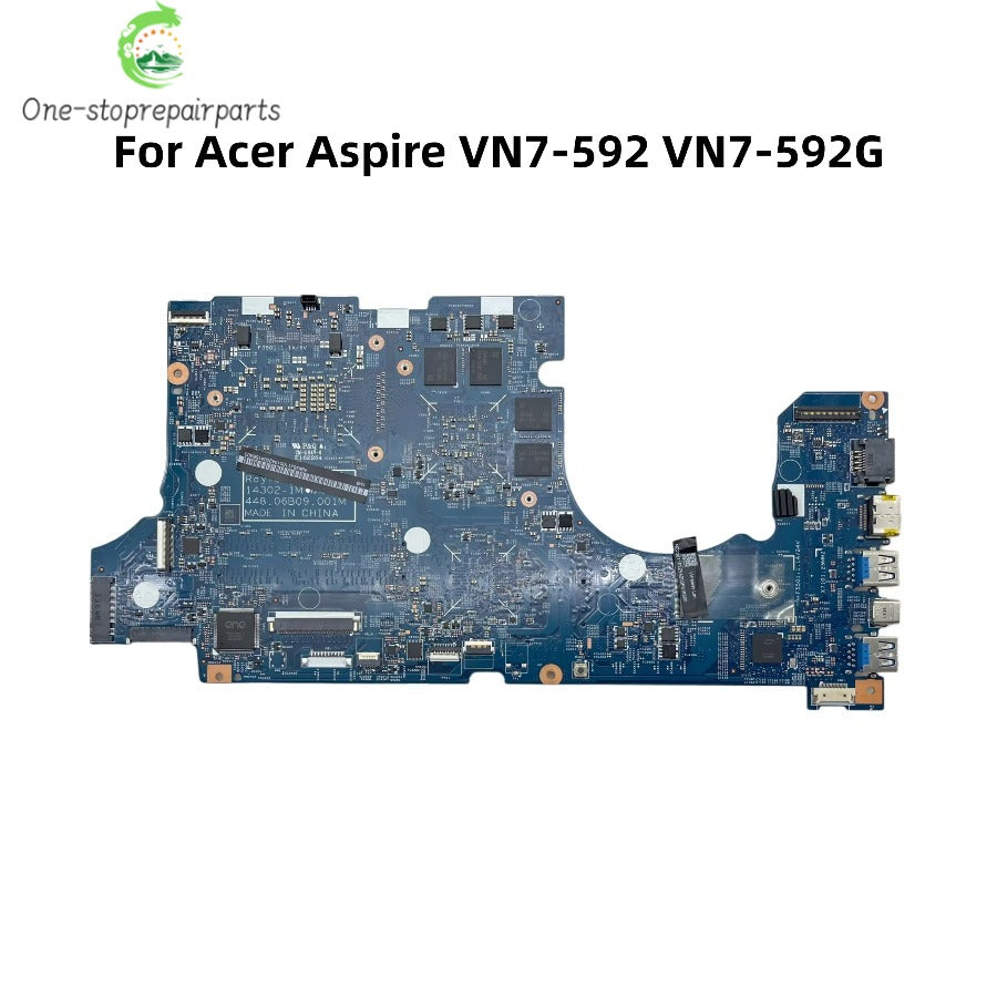 14302-1M For Acer Aspire VN7-592 VN7-592G Laptop Motherboard With i5-6300HQ i7-6700HQ CPU GT960M 4GB-GPU DDR4L NBG6J11001 Acer laptop repair parts