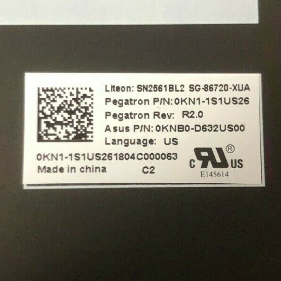 US English (US Layout) Backlit Keyboard Module for ASUS UX490UA-XS74 UX490UA-1A ZenBook UX490 UX490UA PALMREST ASSEMBLY 90NB0EI1-R30610 90NB0EI1-R30300 ASUS laptop repair parts