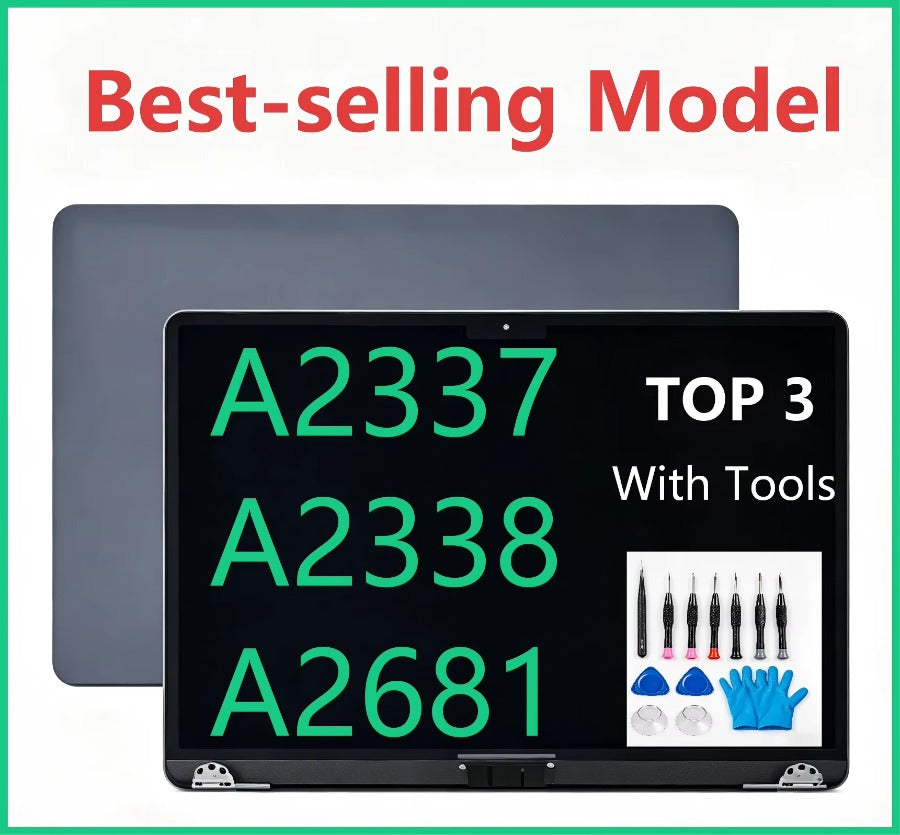 Brand New LCD Screen Assembly Replacement For MacBook 13.3'' 13.6'' Air Pro A2337 A2338 A2681 M1 M2 LCD Display Monitor Macbook laptop repair parts