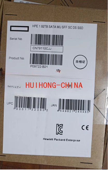 Servicer HP/HP P09722-B21 1.92TB SATA 6G SSD Hard Drive Mixed Use SFF
