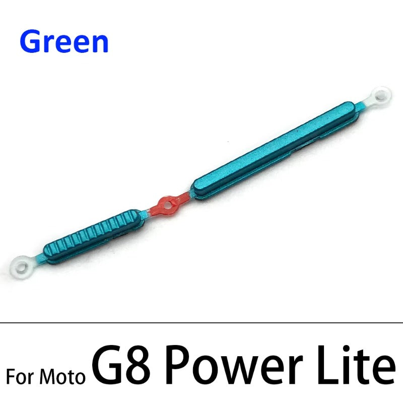 10Pcs/Lot, New For Motorola Moto G8 G9 Plus Play Power Lite Power Button + Volume Side Button Replacement Parts Motorola phone repair parts