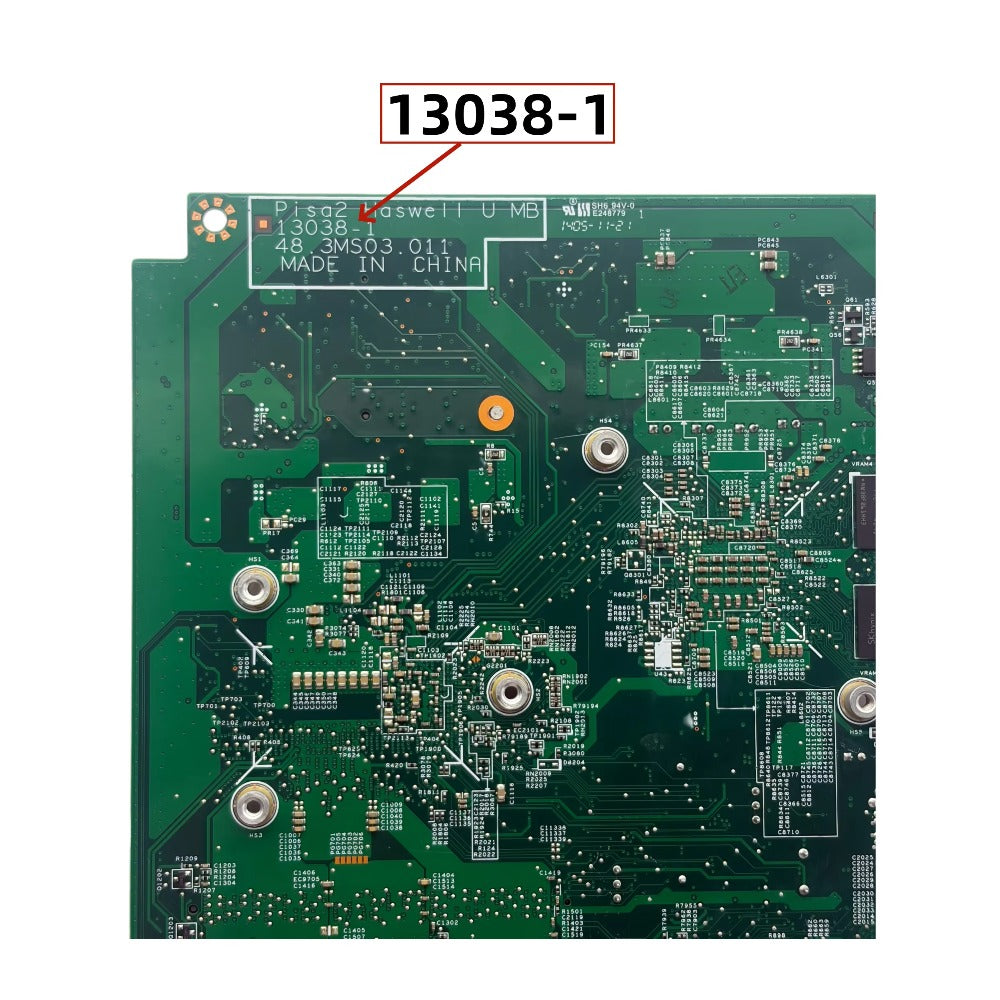 13038-1 For Acer Aspire Z3-610 AZ3-610 Motherboard With i3-4010U i5-4200U CPU DDR3 GT740M 1GB/2GB-GPU DB.SSP11.001 DB.SS611.002 Acer laptop repair parts
