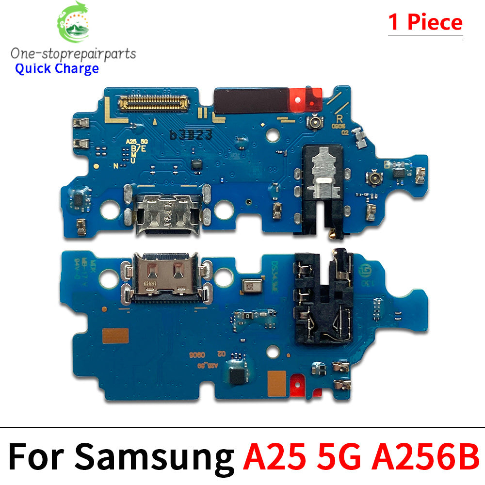 50Pcs, USB Charging Port Dock Charger Plug Connector Board Flex Cable For Samsung A05 A05s A15 A25 A35 A55 A06 A16 5G 4G Samsung phone repair parts