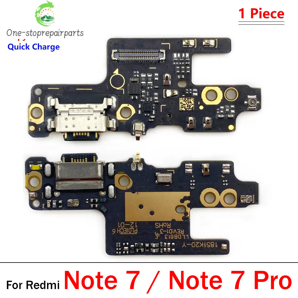 USB Charger Charging Board Dock Port Connector Flex Cable For Xiaomi Redmi Note 7 8 8T 9S 9 9T 10 10s Pro 4G 5G  Xiaomi  Xiao mi phone repair parts