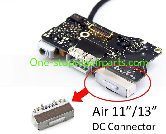 Laptop DC Jack Board Charging Port Repair Connector 5 Pins for Macbook Air 13" A1466 11" A1465 2013 2014 2015 2017 Years Macbook repair parts