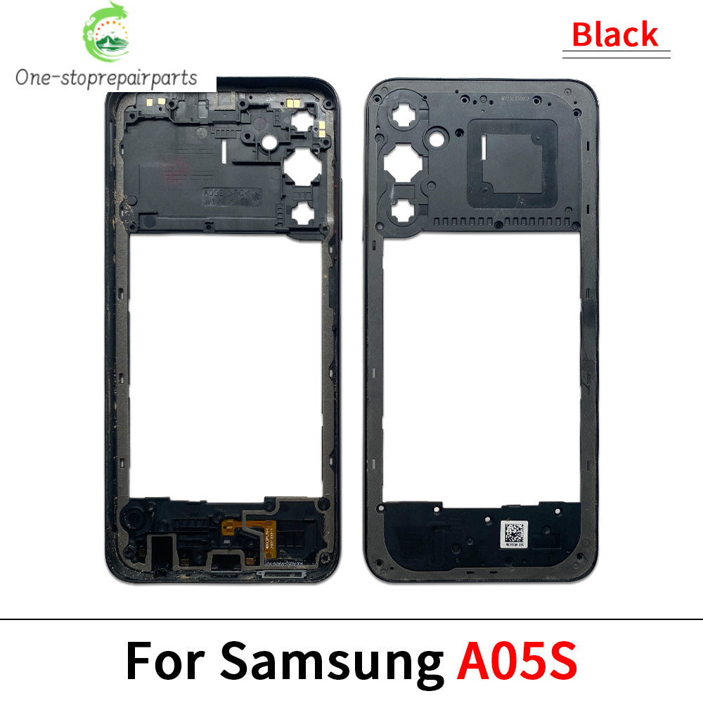 New For Samsung A15 4G A155F / A15 5G A156B / A05 / A05s / A25 5G Housing Middle Frame Bezel Middle Plate Cover Samsung phone repair parts