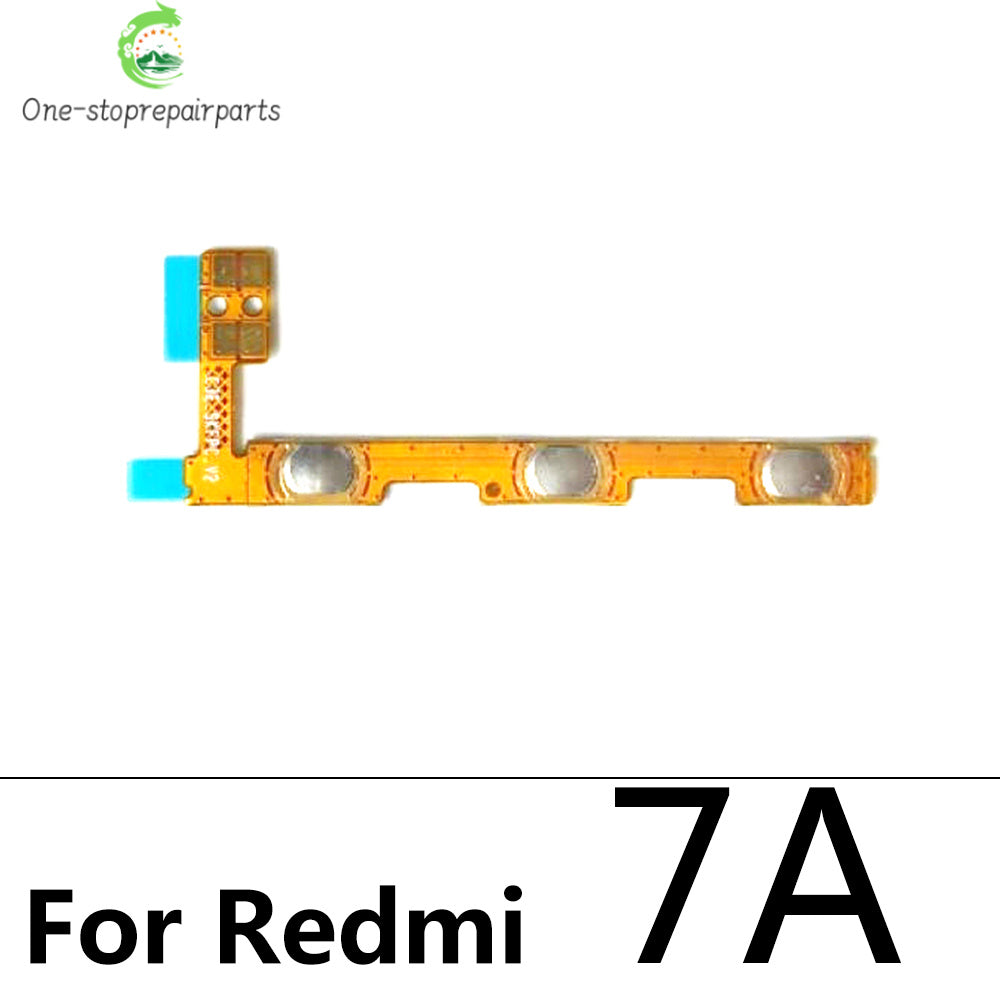 50Pcs, Volume Button Power Switch On Off Button Flex Cable For Xiaomi Redmi 7 7A 8 8A 9 9A Note 7 8 8T 9 10 10s 11 11s Pro 9s  Xiaomi  Xiao mi phone repair parts
